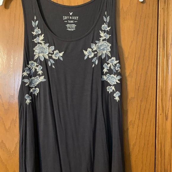 American Eagle Outfitters Tops - American Eagle Embroidered Tank